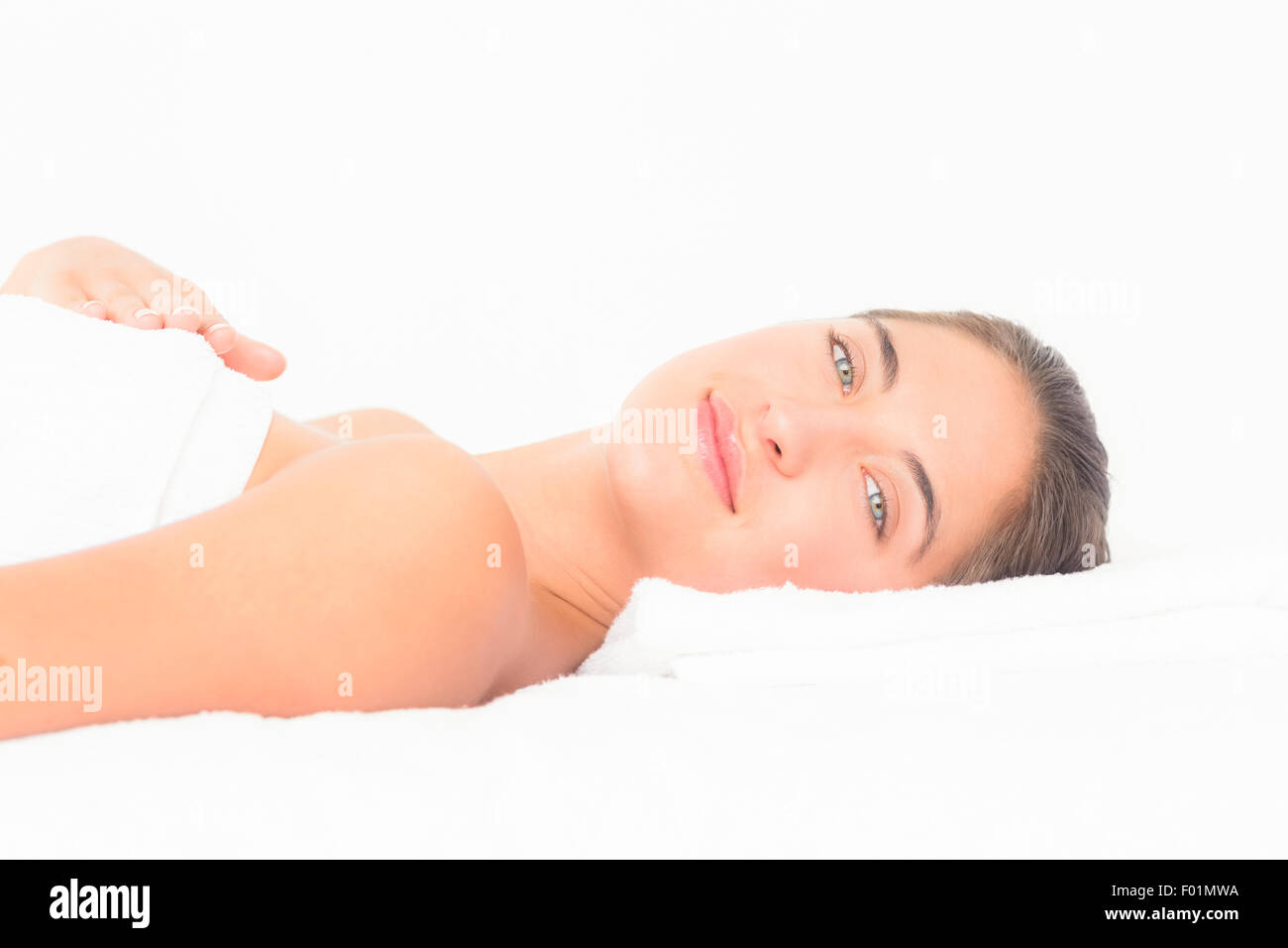 Woman who practice natural medicine Stock Photo