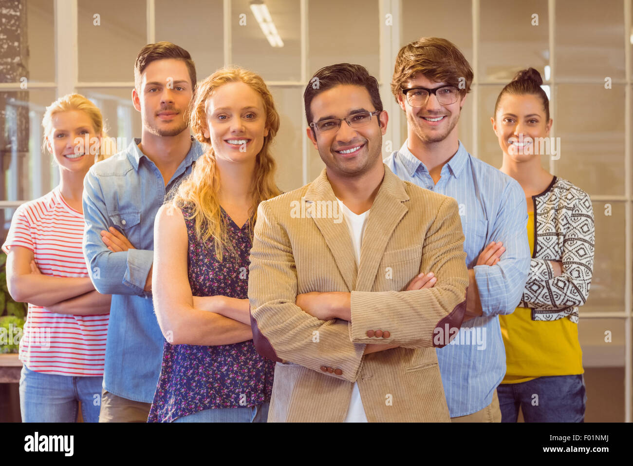 Portrait of creative team Stock Photo