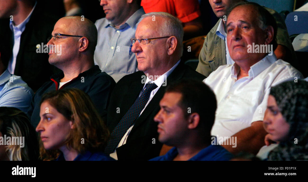 Reuven 'Rubi' Rivlin (born 9 September 1939) is an Israeli politician and lawyer who is the 10th President of Israel since 2014. Photographed August 3 2015 Stock Photo