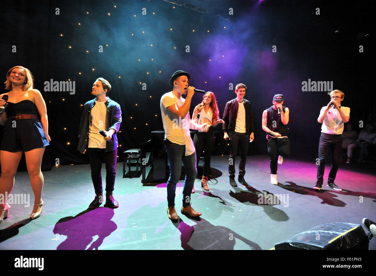 Gobsmacked perform at the Edinburgh Fringe Underbelly launch 2015 Stock