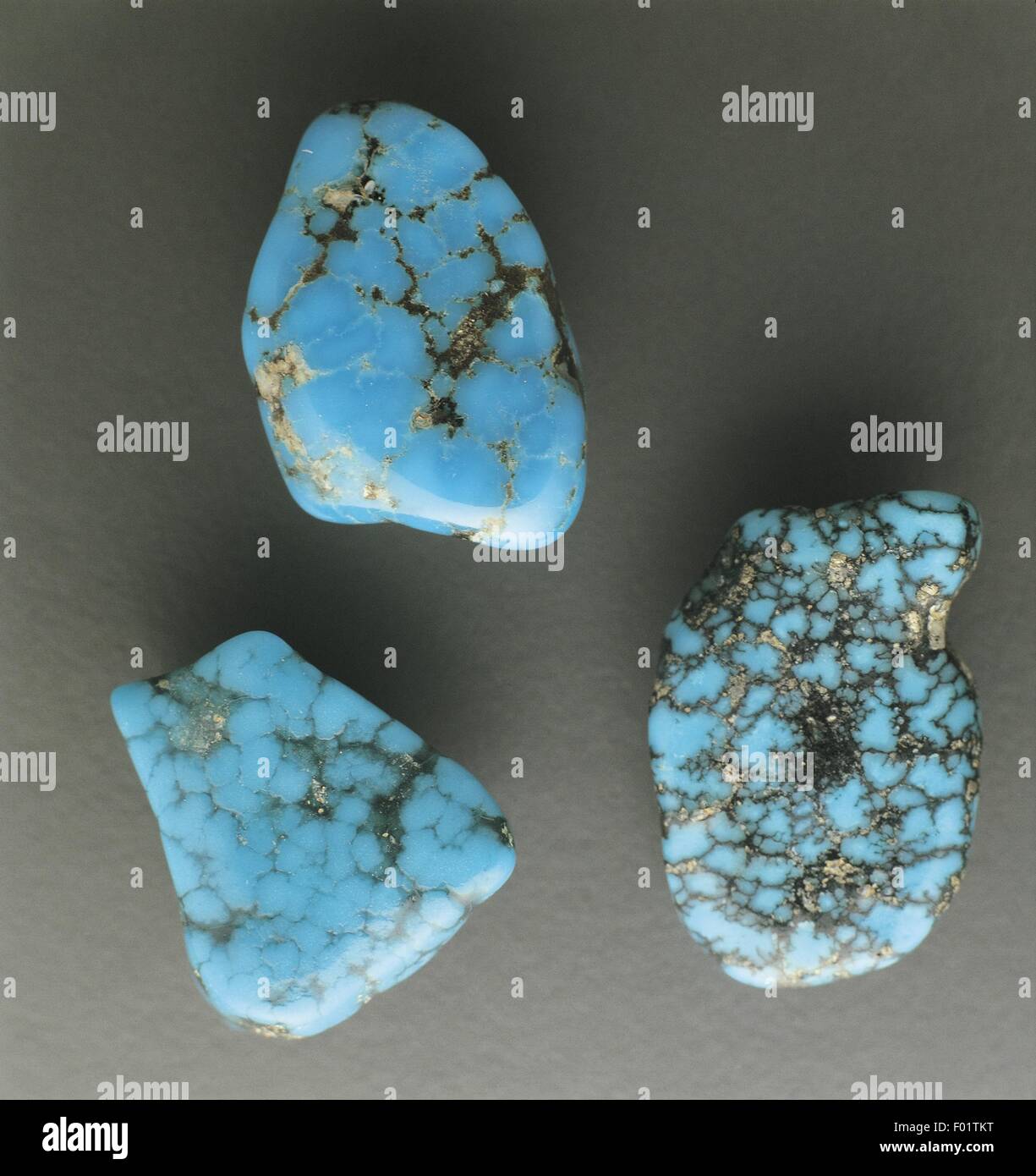 Minerals Turquoise (Hydrated Copper Aluminum Phosphate Stock Photo Alamy