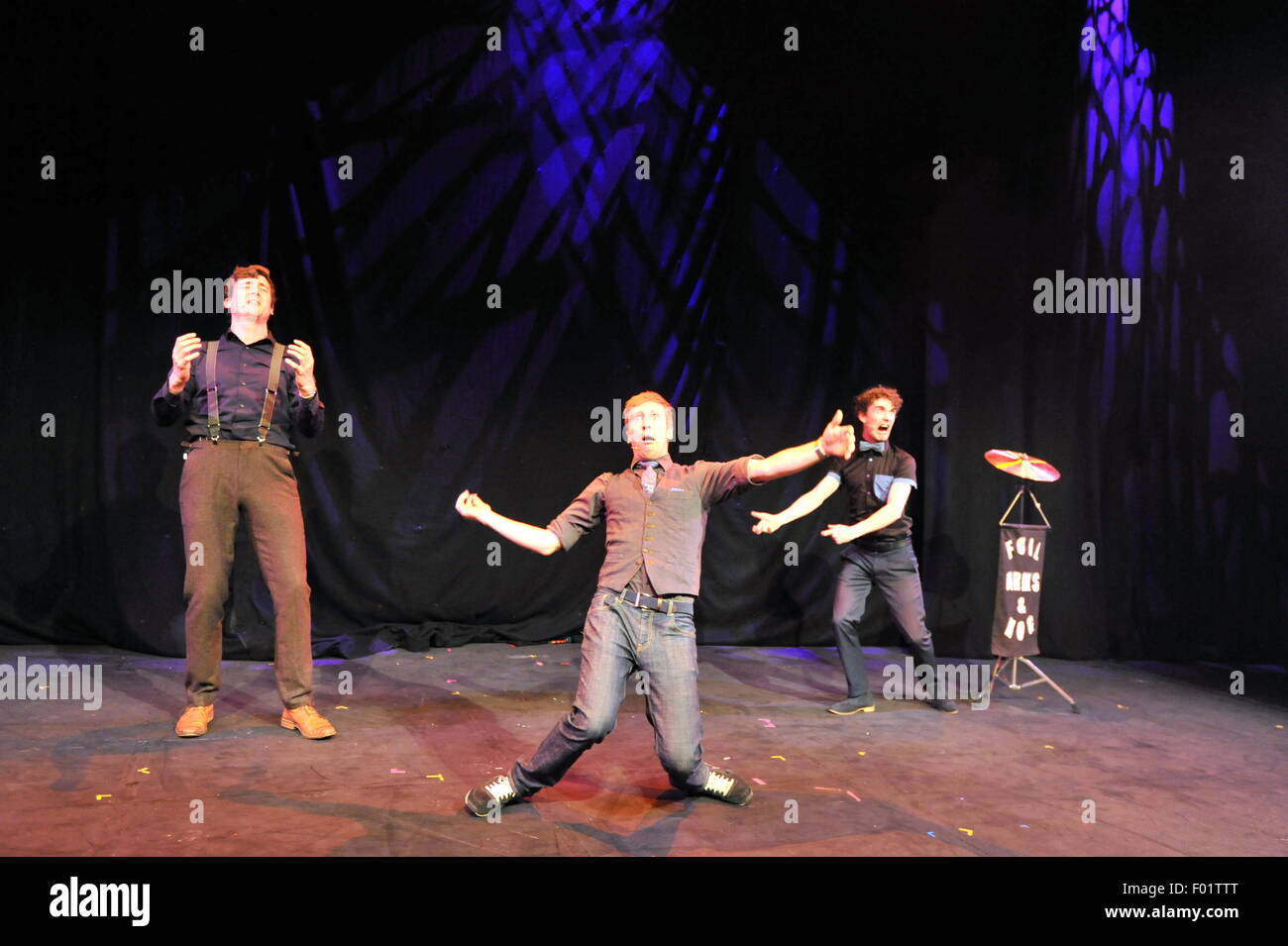 Foil, Arms and Hog perform Skiddlywup at the Underbelly Press Launch