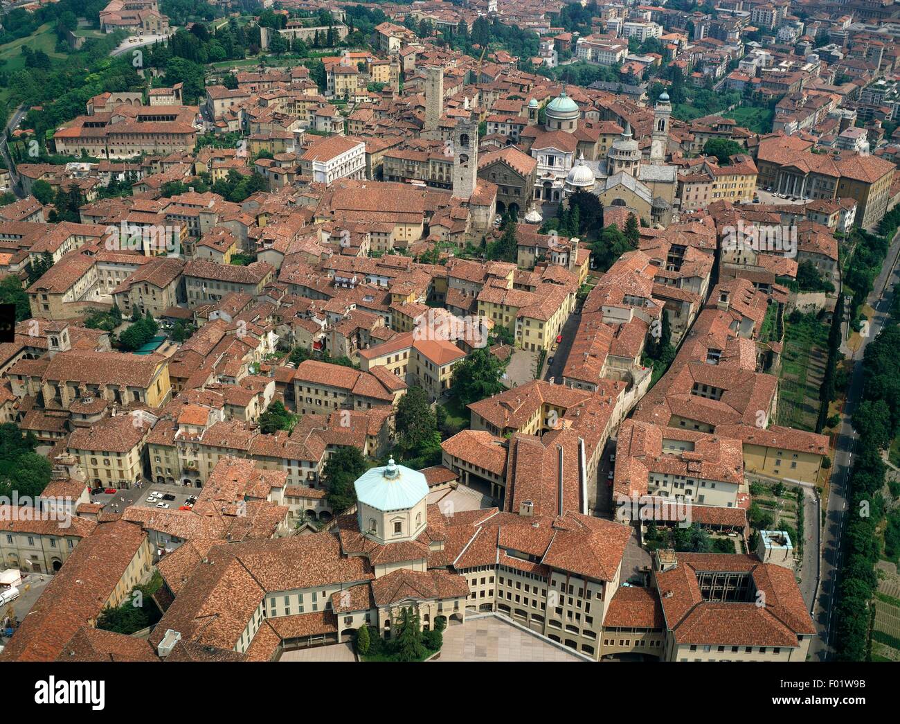 Aerial view of Pavia - Lombardy region, Italy Stock Photo - Alamy