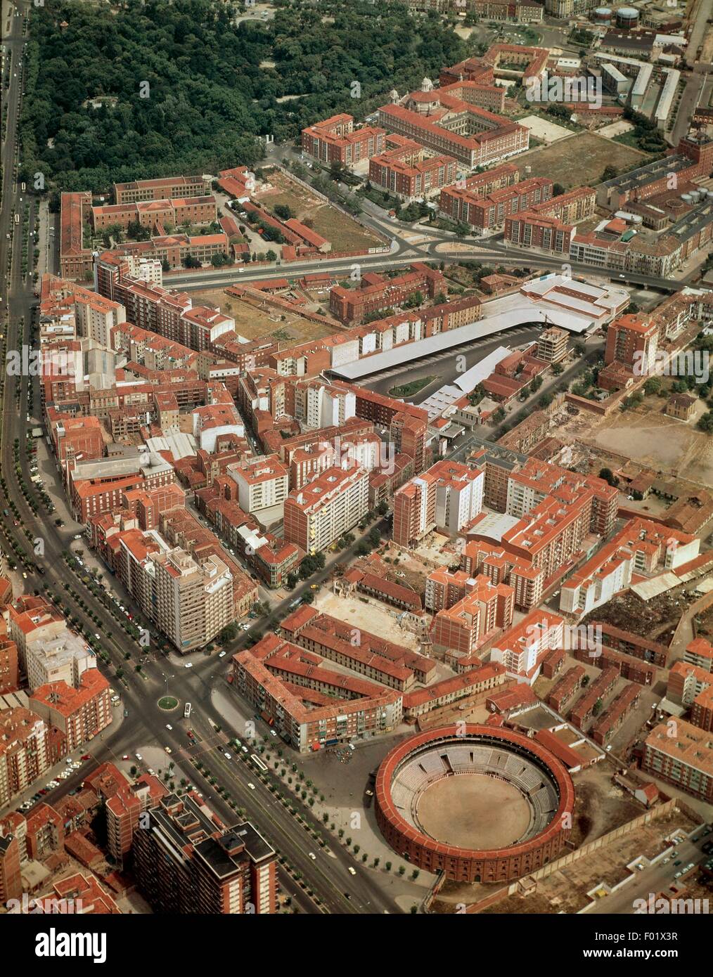 Aerial view of Valladolid - Castilla y Leon, Spain. Stock Photo