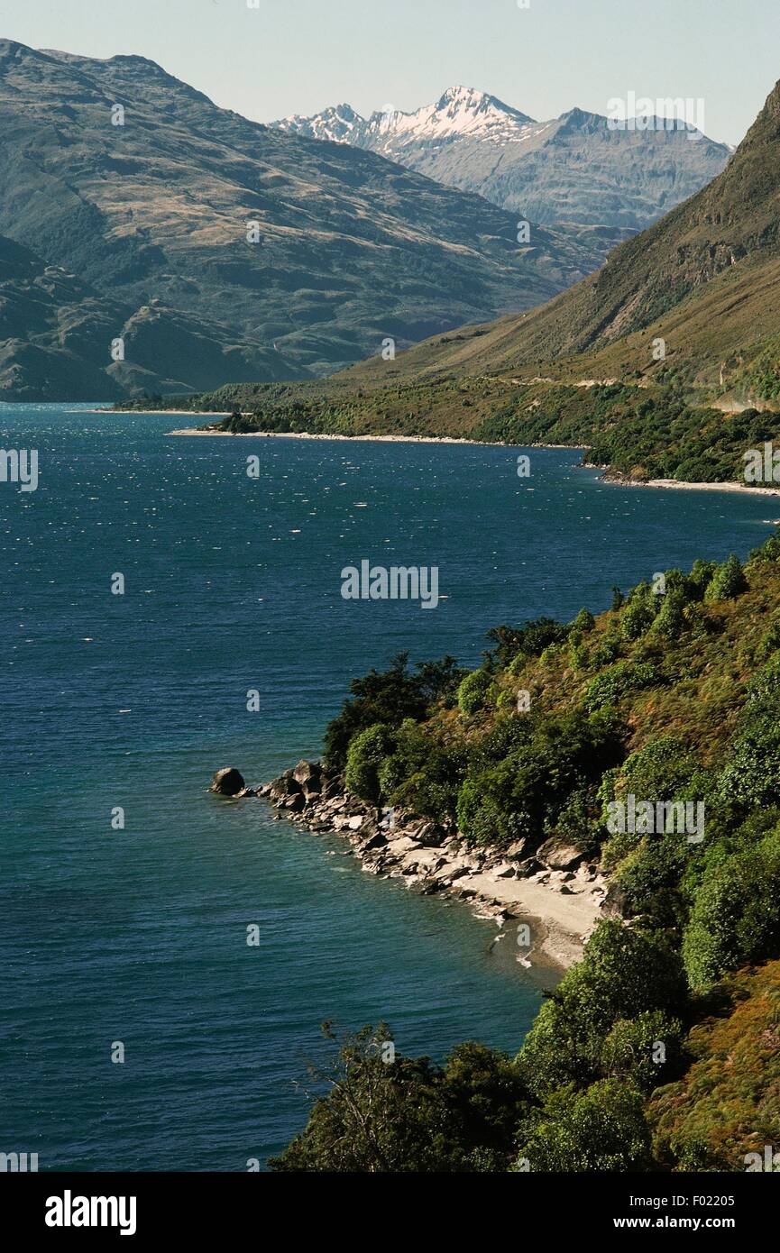 Lake Wakatipu, South Island, New Zealand Stock Photo - Alamy