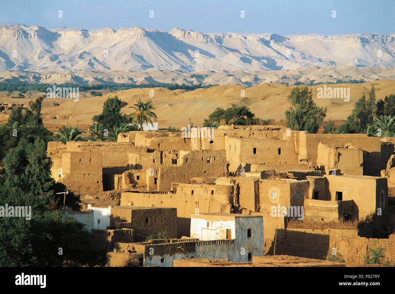Budkhula village, Dakhla Oasis, Eastern Sahara, Egypt Stock Photo Alamy