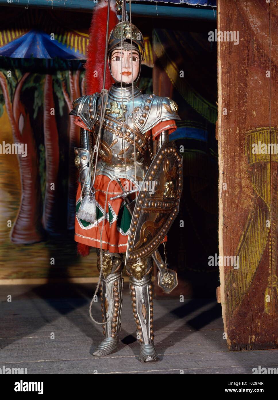 Sicilian puppet, puppet theatre Sicily, Italy, Opera of the