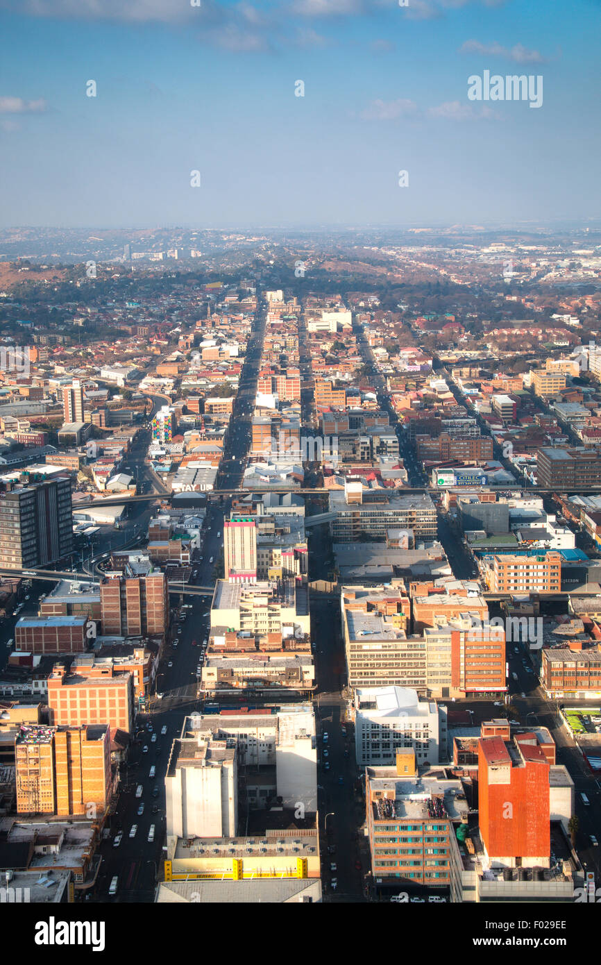 View over downtown Johannesburg in South Africa Stock Photo Alamy