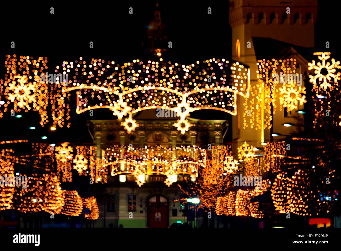 New Year's decorations City Stock Photo Alamy