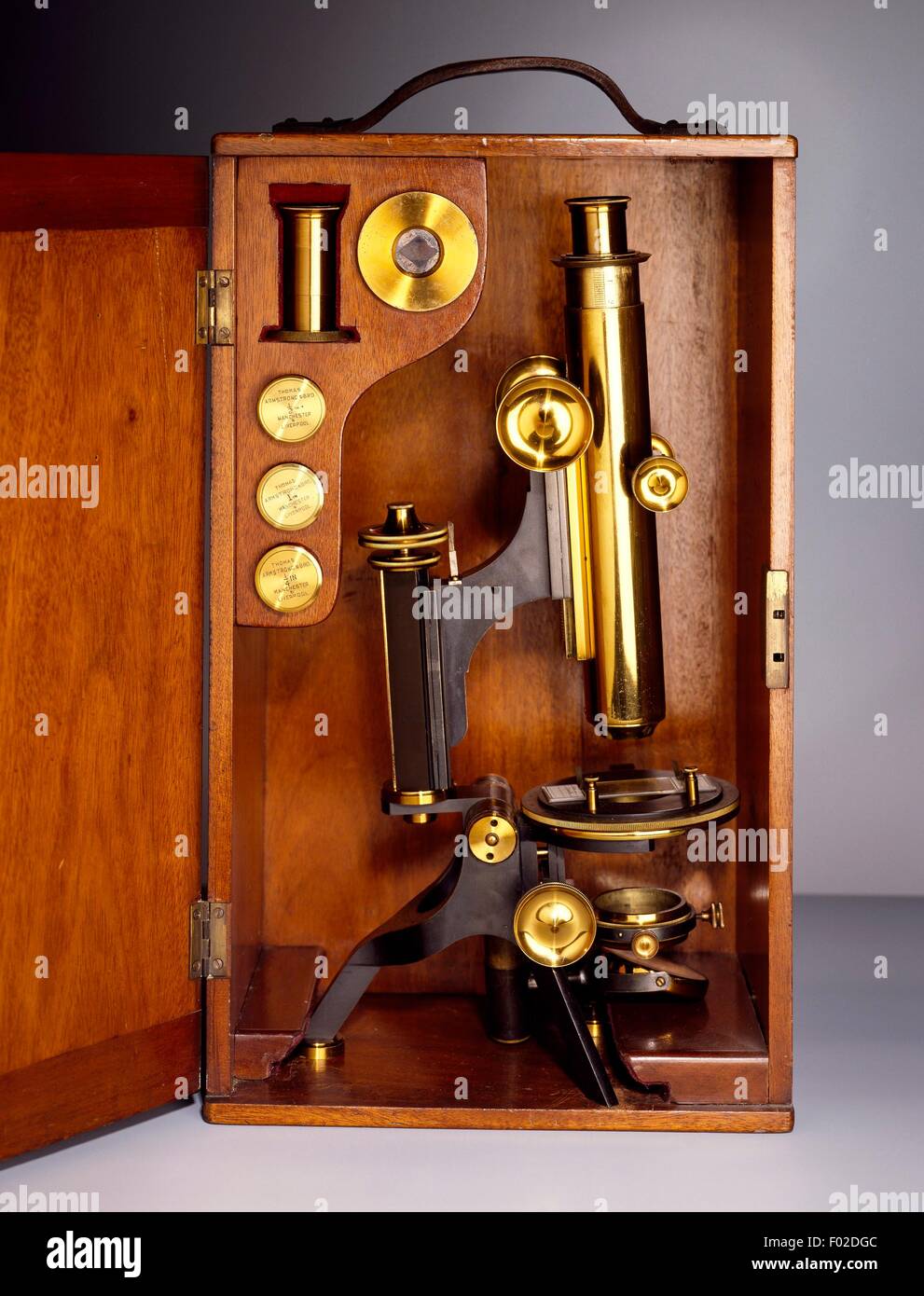 Petrographic microscope for the analysis of minerals, 19th century