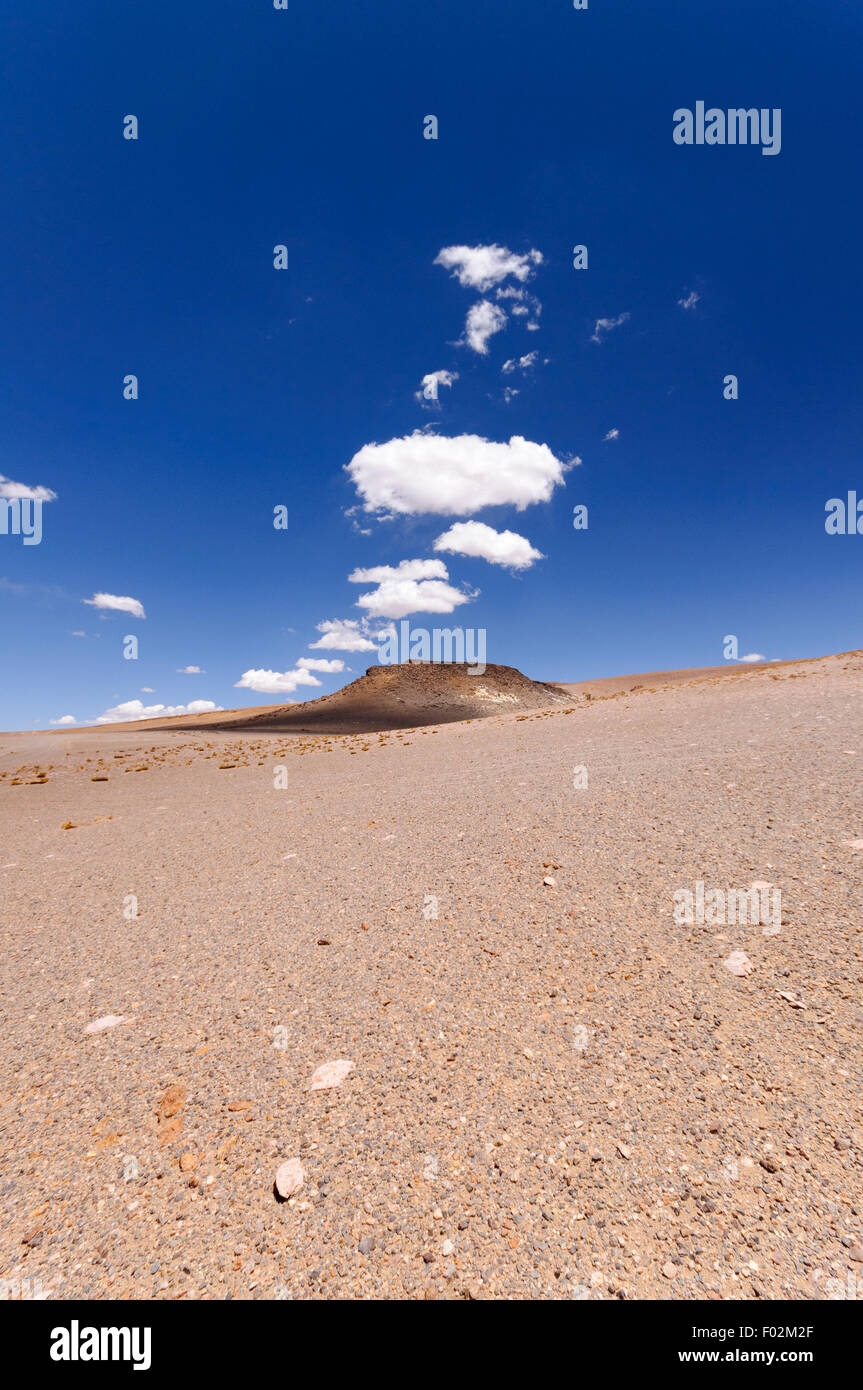 Landscape near border between Chile, Argentina and Bolivia Stock Photo