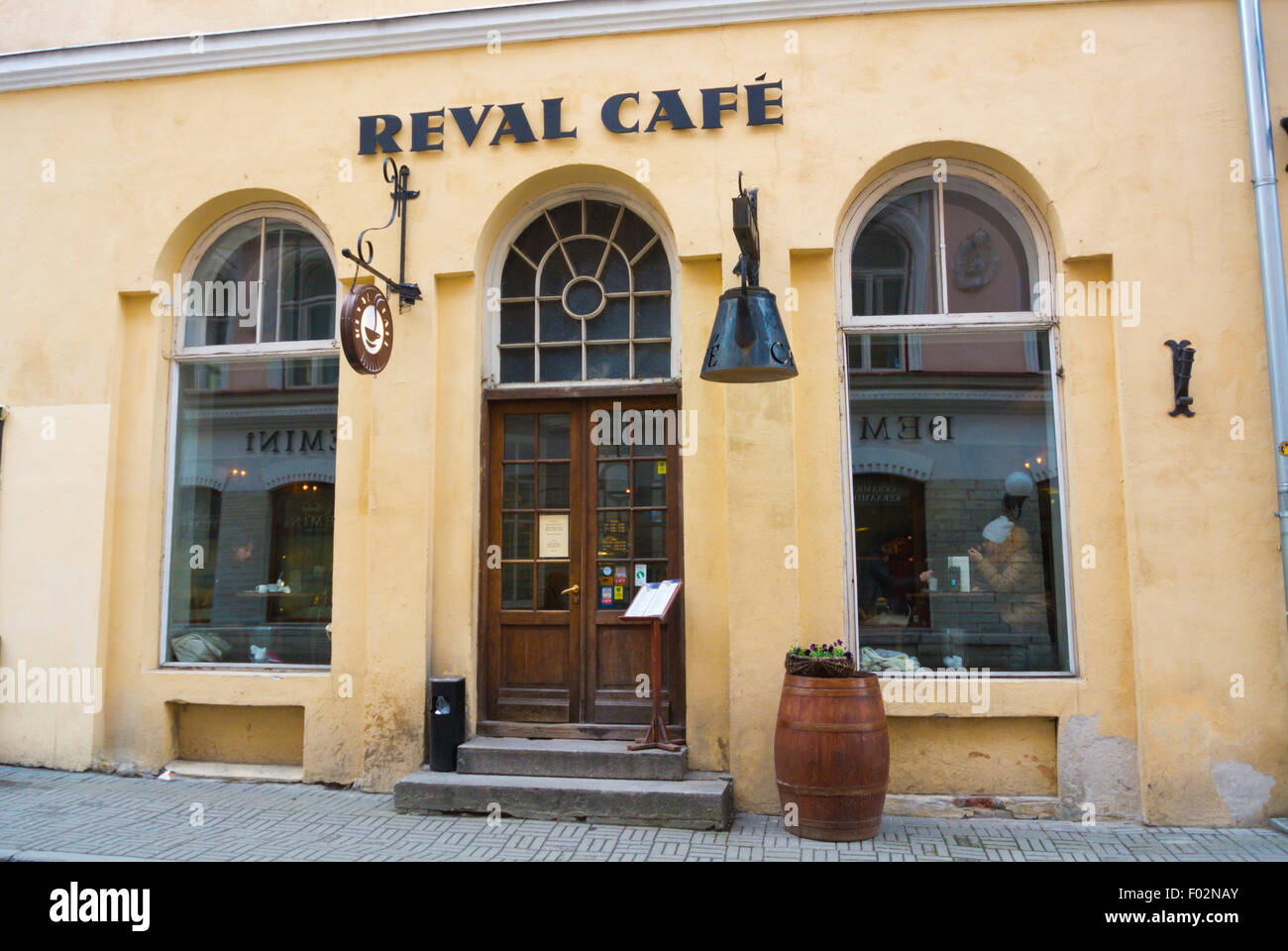 Reval cafe, part of local coffee shop chain, old town, Tallinn, Estonia