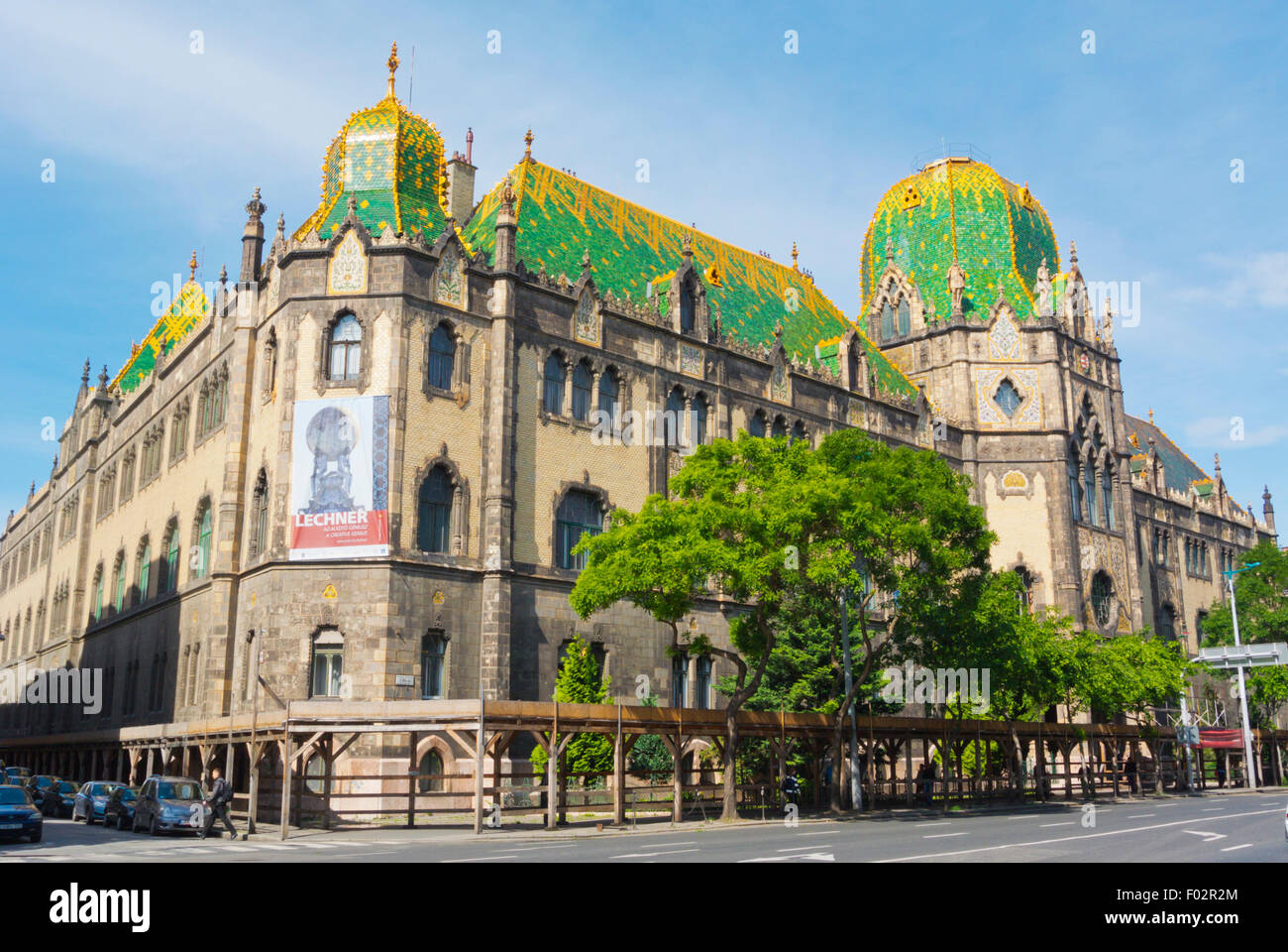 Museum of Applied Arts, Iparmuveszeti Muzeum, Art Deco building (1896), central Budapest, Hungary Stock Photo