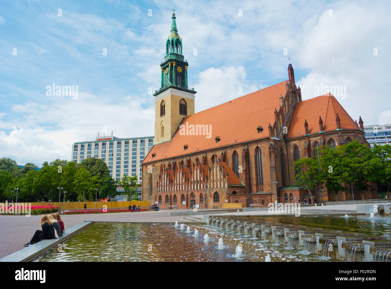 St Marienkirche, Alexanderplatz, Berlin, Germany Stock Photo - Alamy