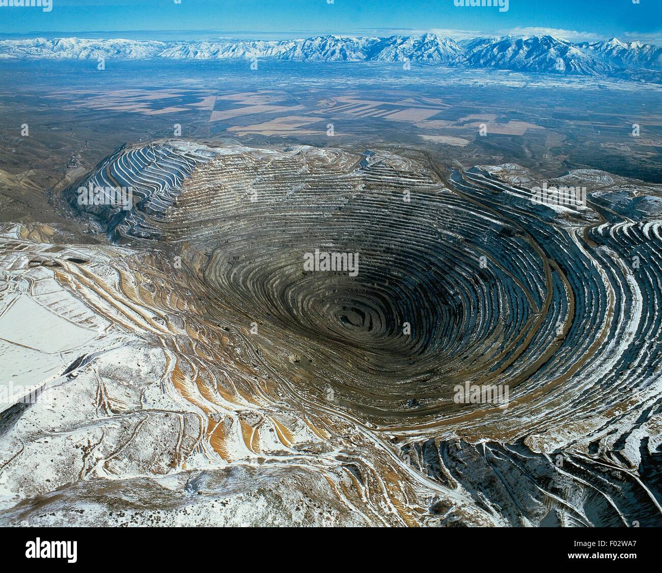 Bingham Canyon Mine Also Known As The Kennecott Copper Mine Utah United States Of America Stock Photo Alamy