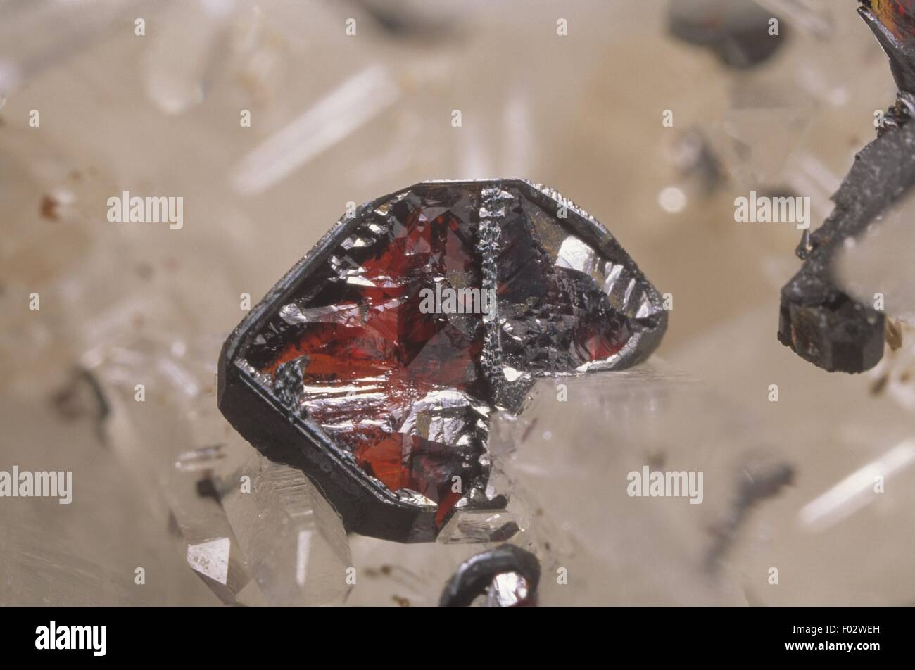 Hubnerite Stock Photo