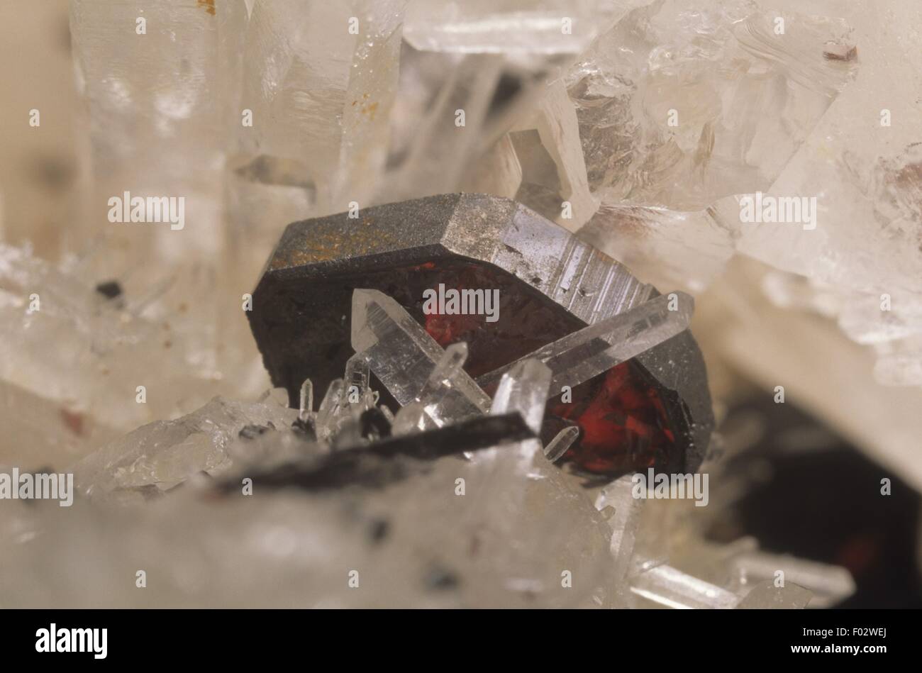 Hubnerite Stock Photo