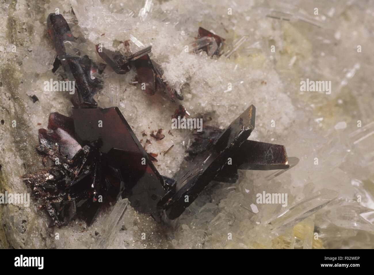 Hubnerite Stock Photo