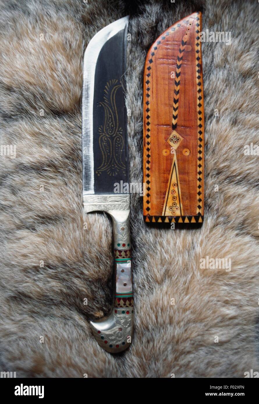 Leather knife sheath hi-res stock photography and images - Alamy