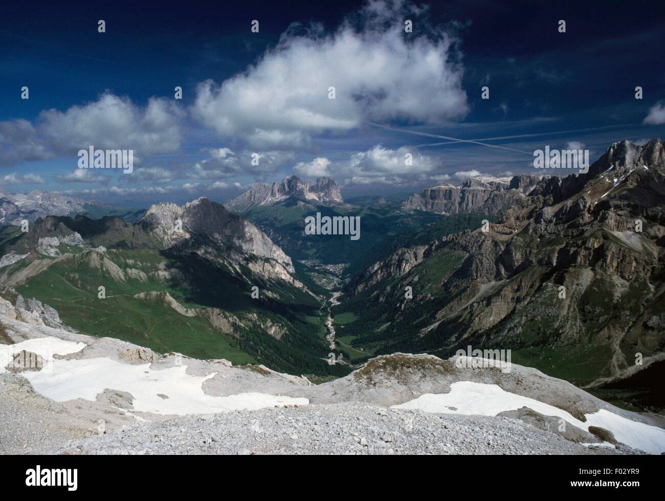 Val delle Cirelle, Dolomites, Trentino-Alto Adige, Veneto, Italy. Stock Photo