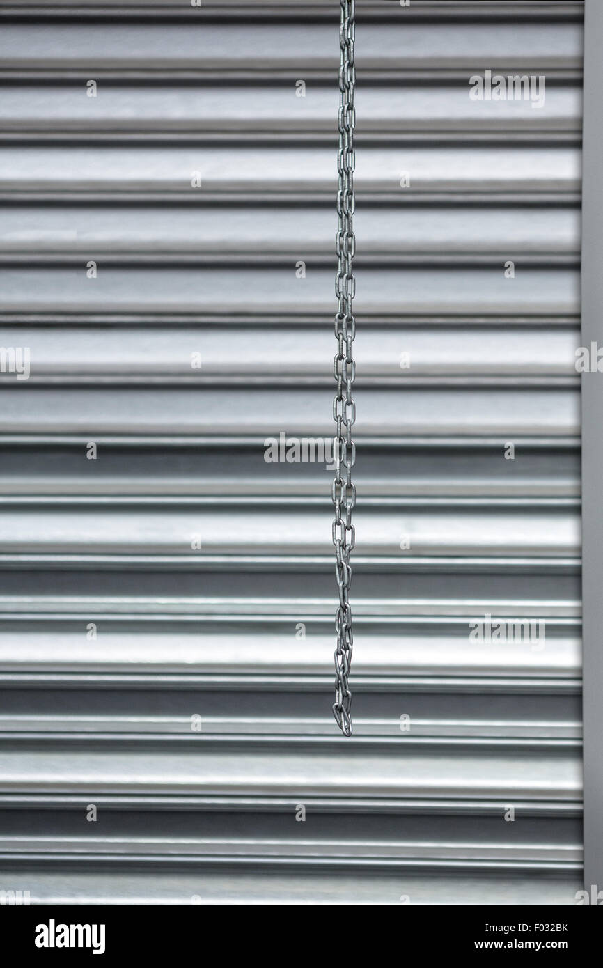 Chains hanging from the ceiling Stock Photo Alamy