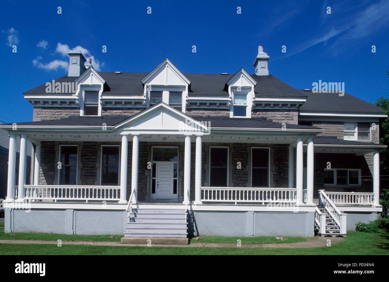 Typical house in SainteAnnedeBellevue, Island of Montreal (Ile de