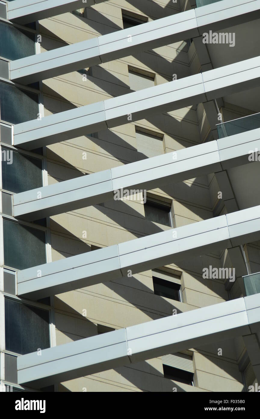 Abstract architecture. Photographed in tel Aviv, Israel Stock Photo