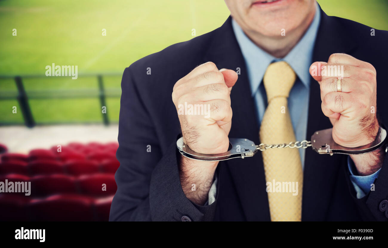 Handcuffed hands man hires stock photography and images Alamy