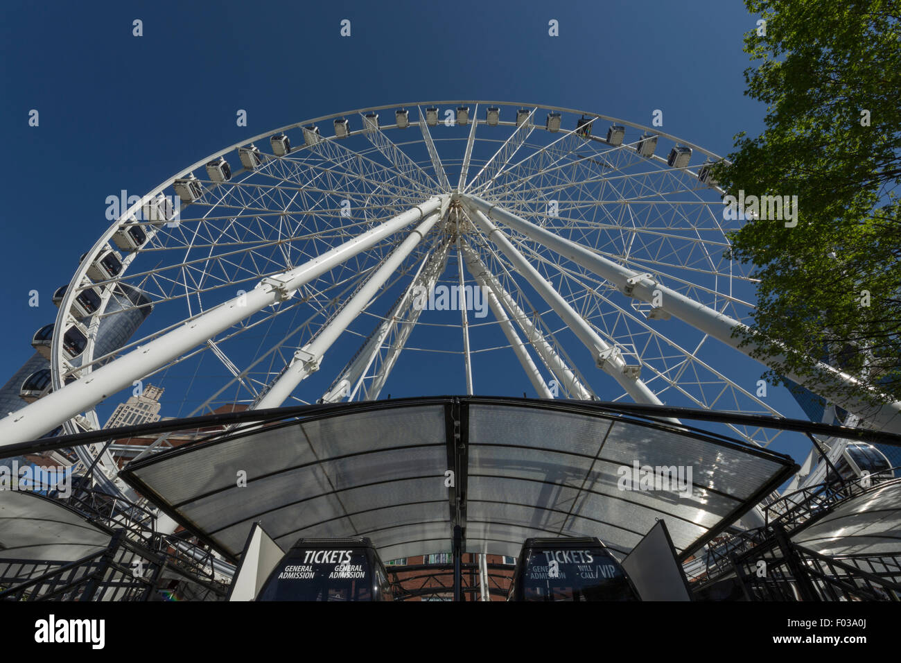 ENTRANCE SKYVIEW FERRIS WHEEL CENTENNIAL OLYMPIC PARK DOWNTOWN ATLANTA