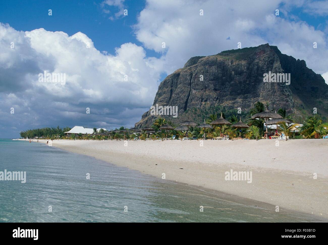 Morne Brabant beach, Mauritius. Stock Photo