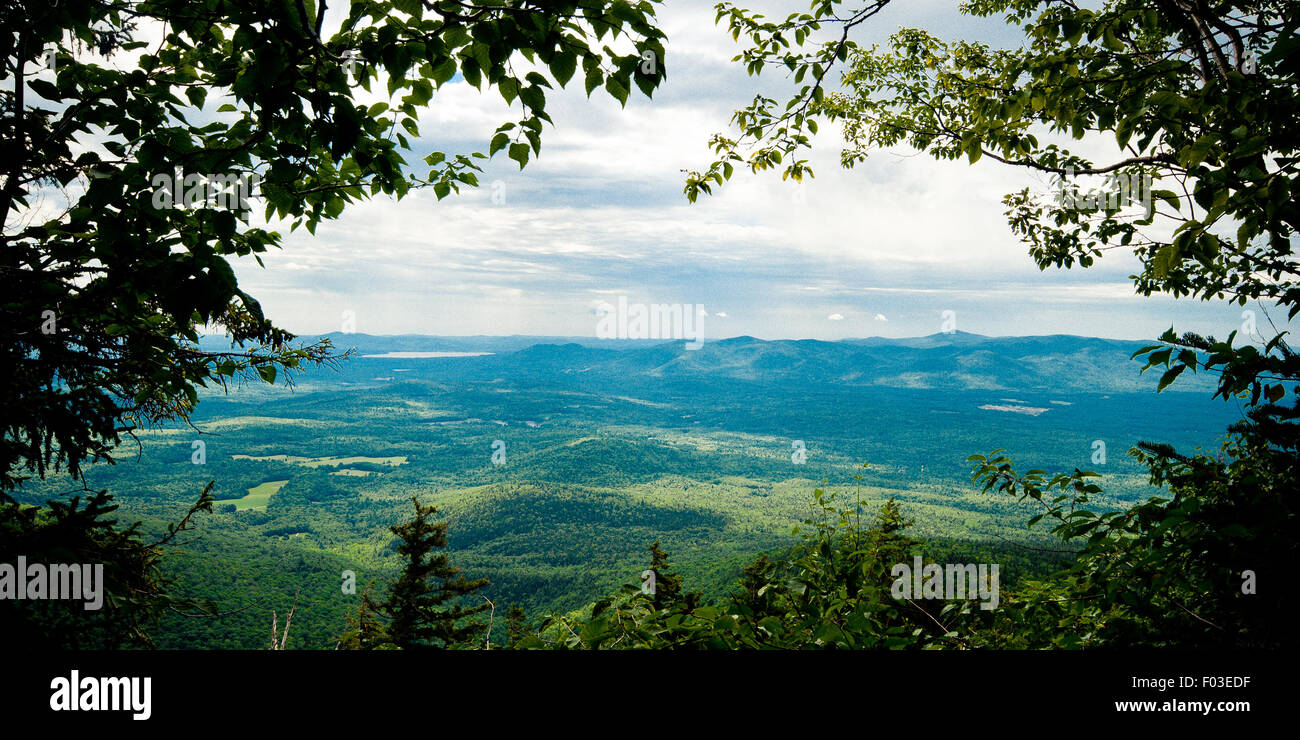 View of New Hampshire White Mountains. Stock Photo