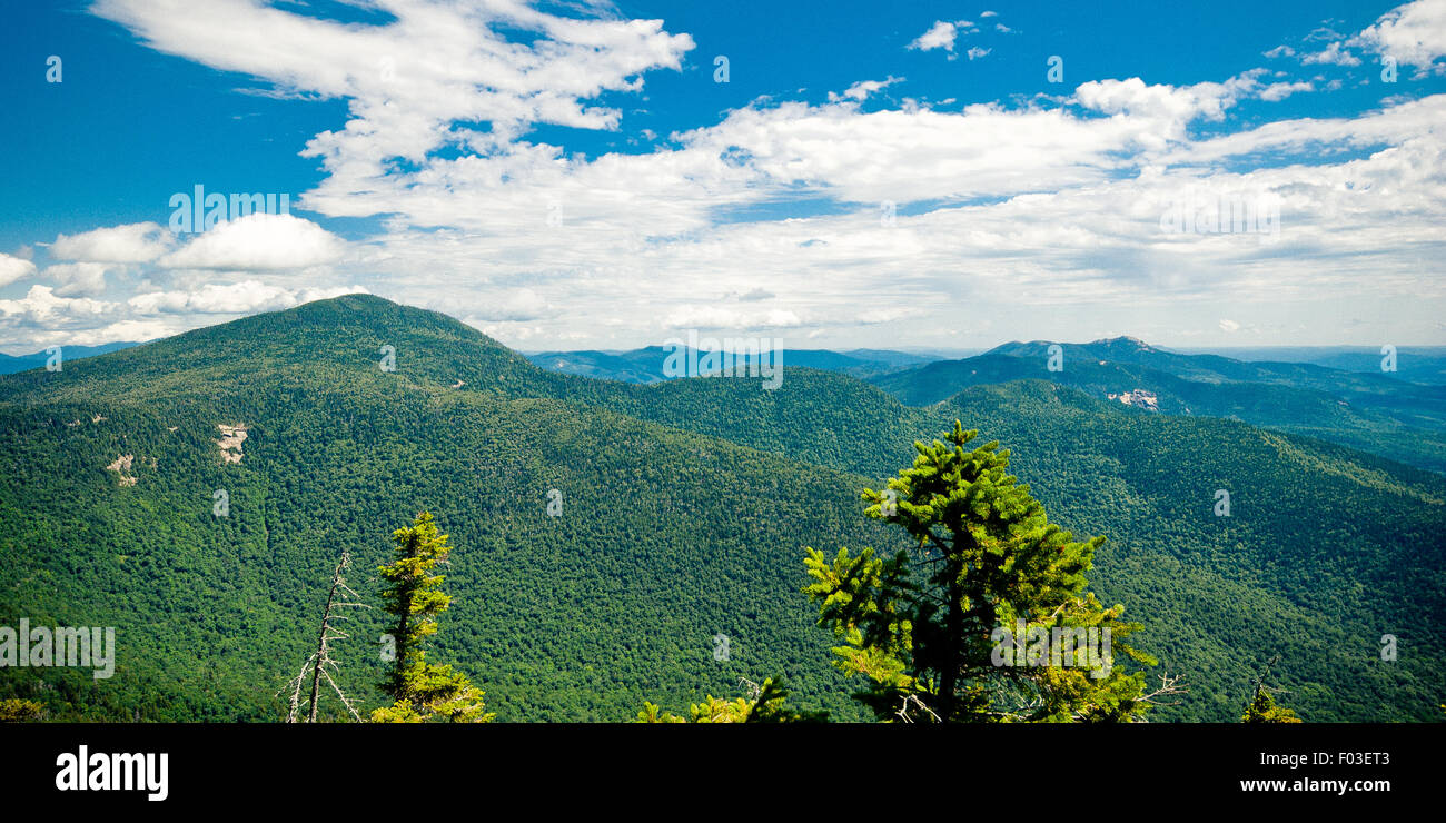 View of New Hampshire White Mountains. Stock Photo
