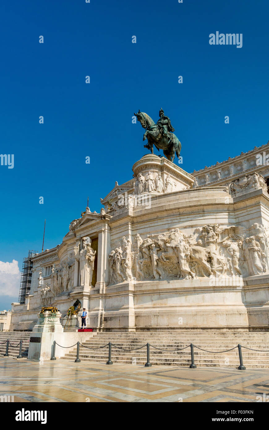 Altare della Patria or National Monument to Victor Emmanuel II. Rome, Italy. Stock Photo