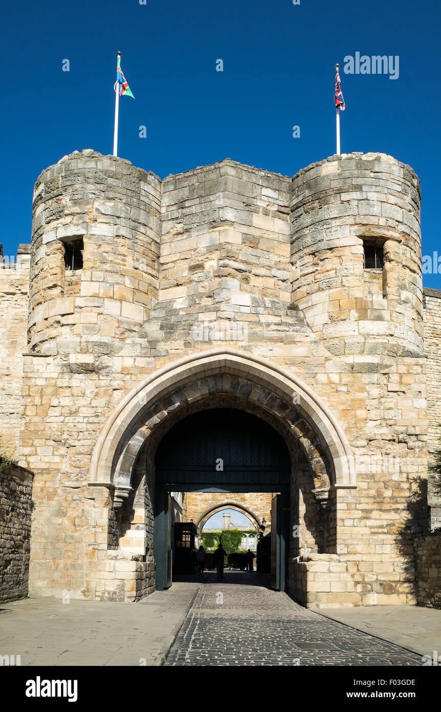 Lincoln Castle, England Stock Photo - Alamy