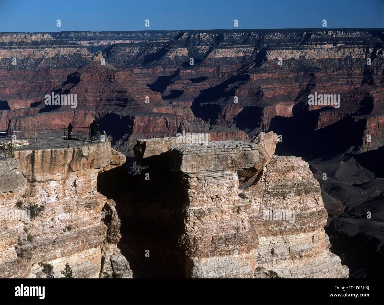United States of America - Arizona - Grand Canyon National Park  (UNESCO World Heritage List, 1979). Grand Canyon, South Rim. Stock Photo