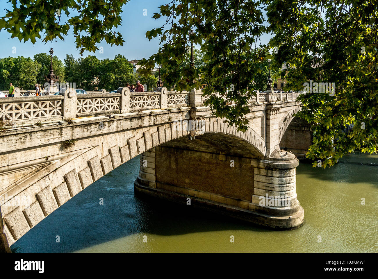 Ponte Giuseppe Mazzini, also known as Ponte Mazzini crossing the river