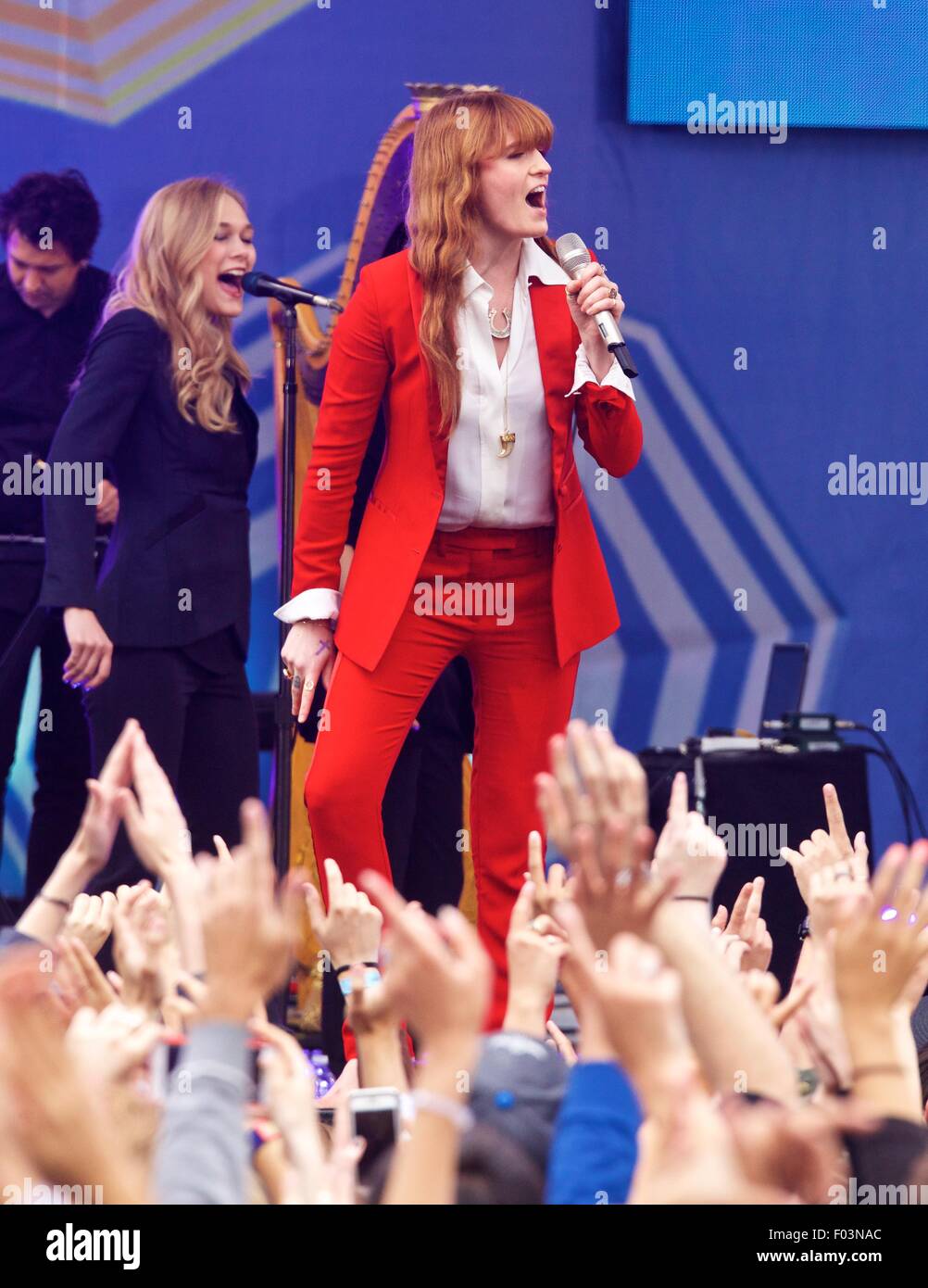 Florence and the Machine performing live in concert as part of 'Good