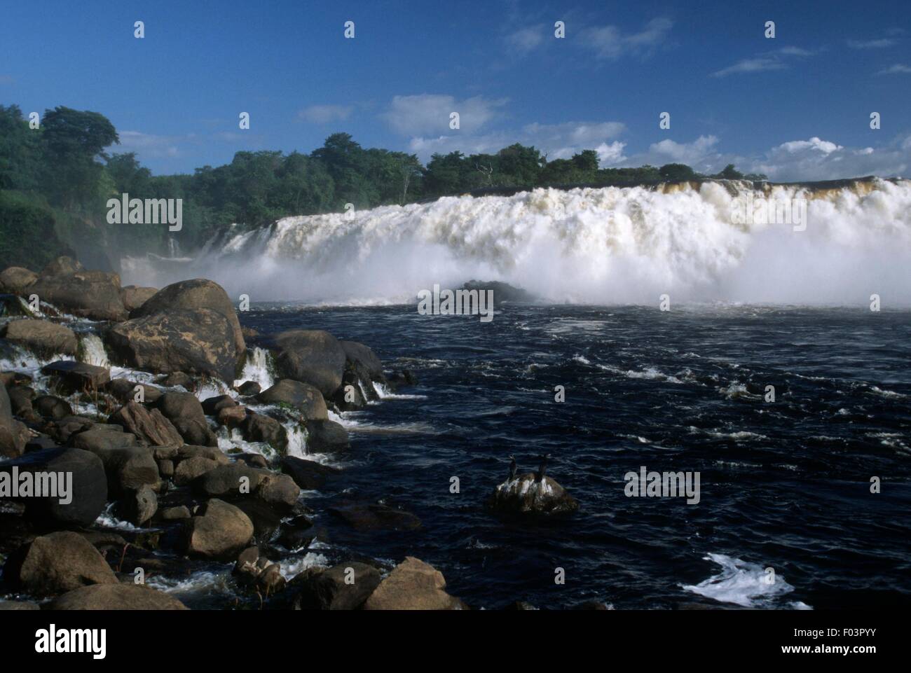 Venezuela, Guayana, Bolivia, Llovizna falls at Llovizna Park Stock Photo