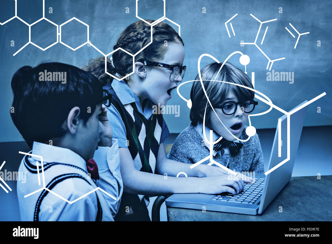 Composite image of science graphic Stock Photo - Alamy