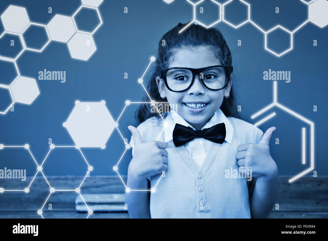 Composite image of science graphic Stock Photo - Alamy