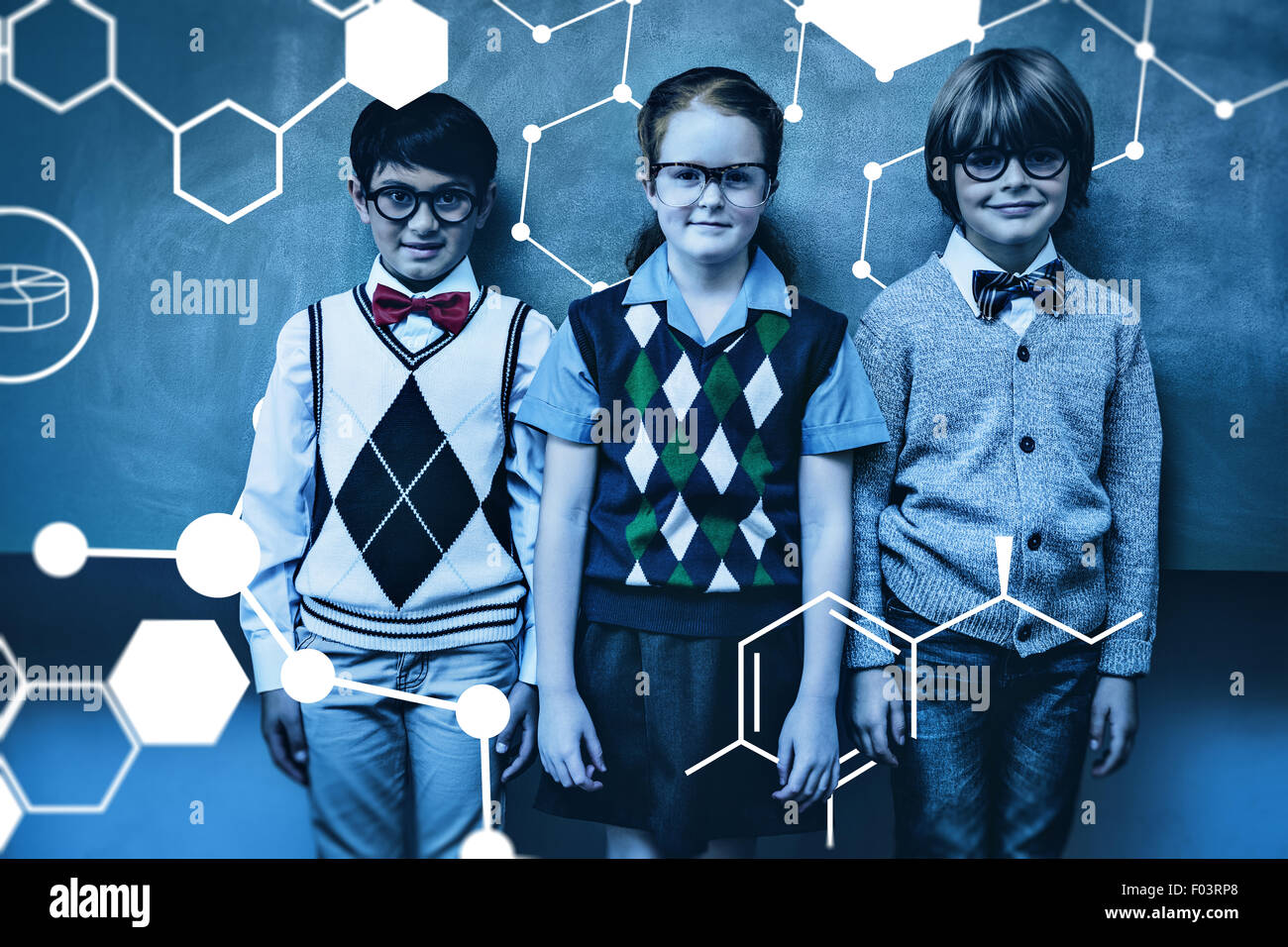 Composite image of science graphic Stock Photo - Alamy