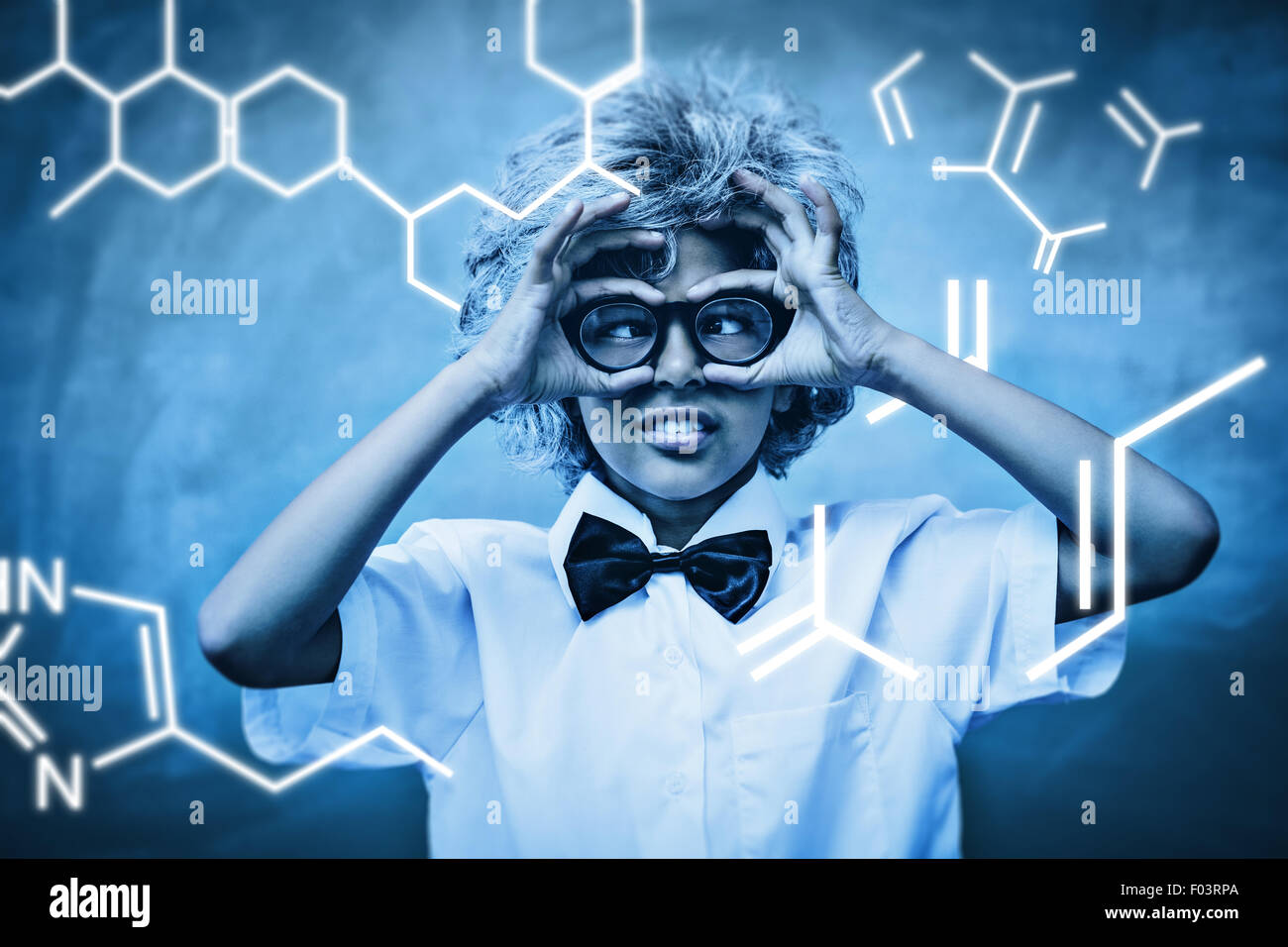 Composite image of science graphic Stock Photo - Alamy