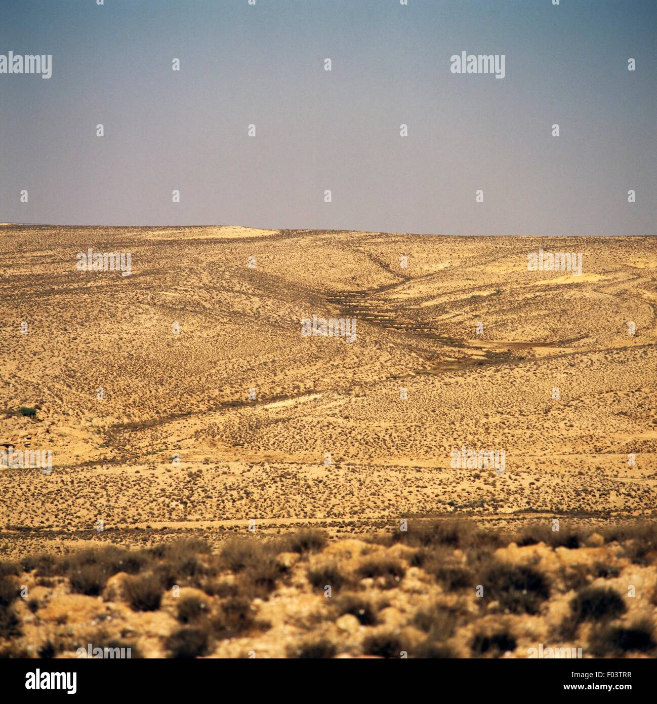 Landscape in Makhtesh Ramon or the Ramon Crater, near the town of ...