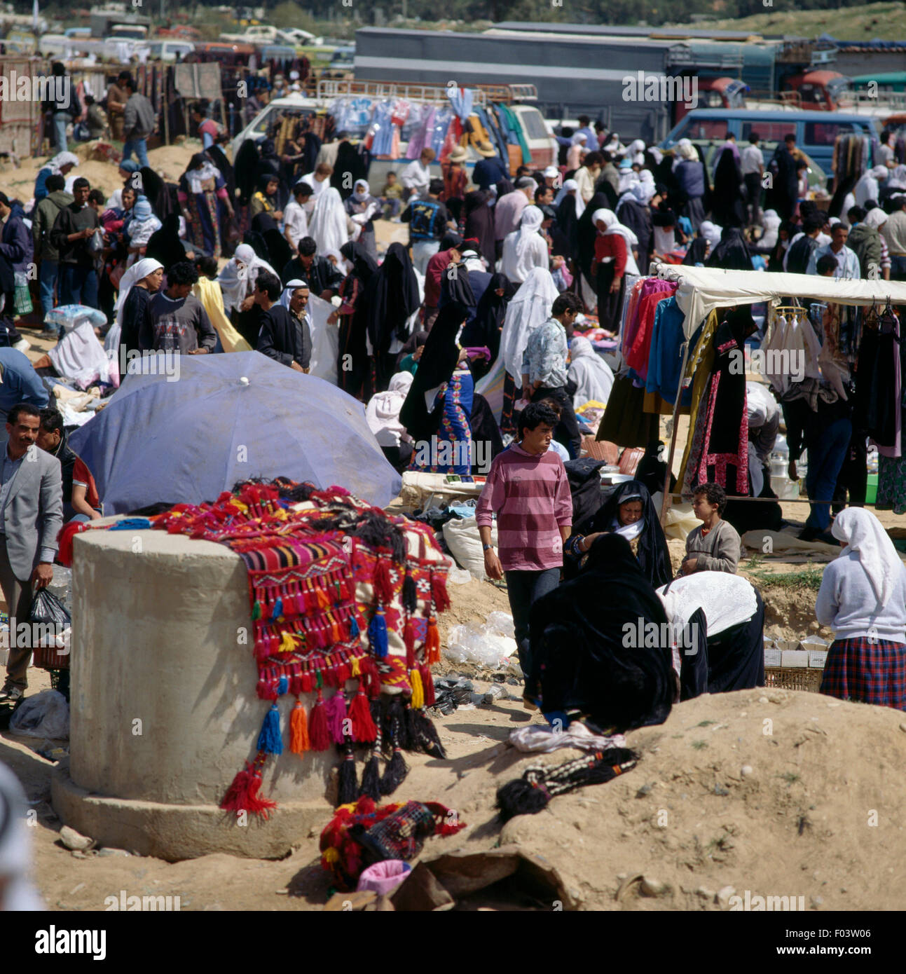 View of the Bedouin market of Beersheba, Israel Stock Photo Alamy