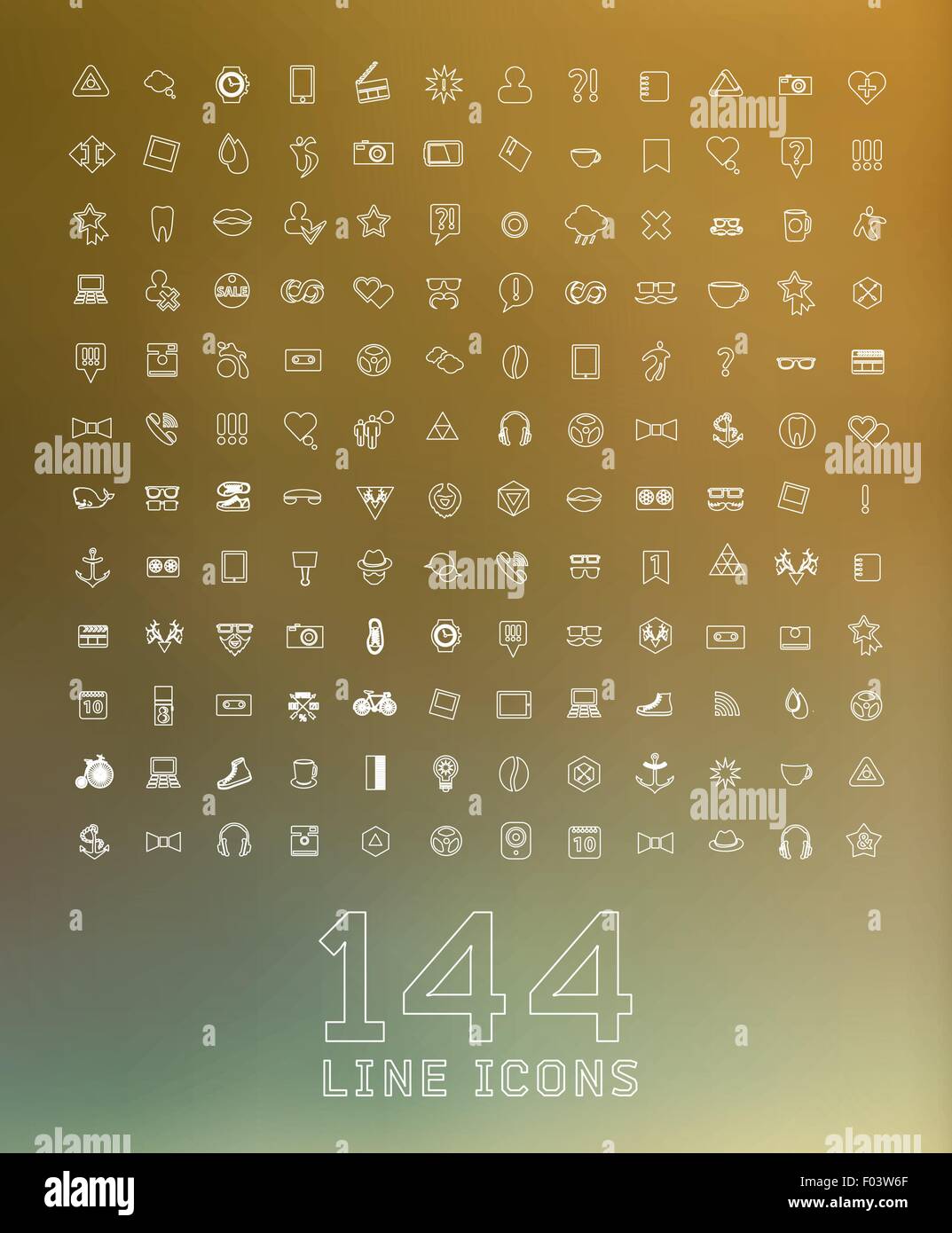 modern thin line icons for web and mobile Stock Vector Image & Art - Alamy
