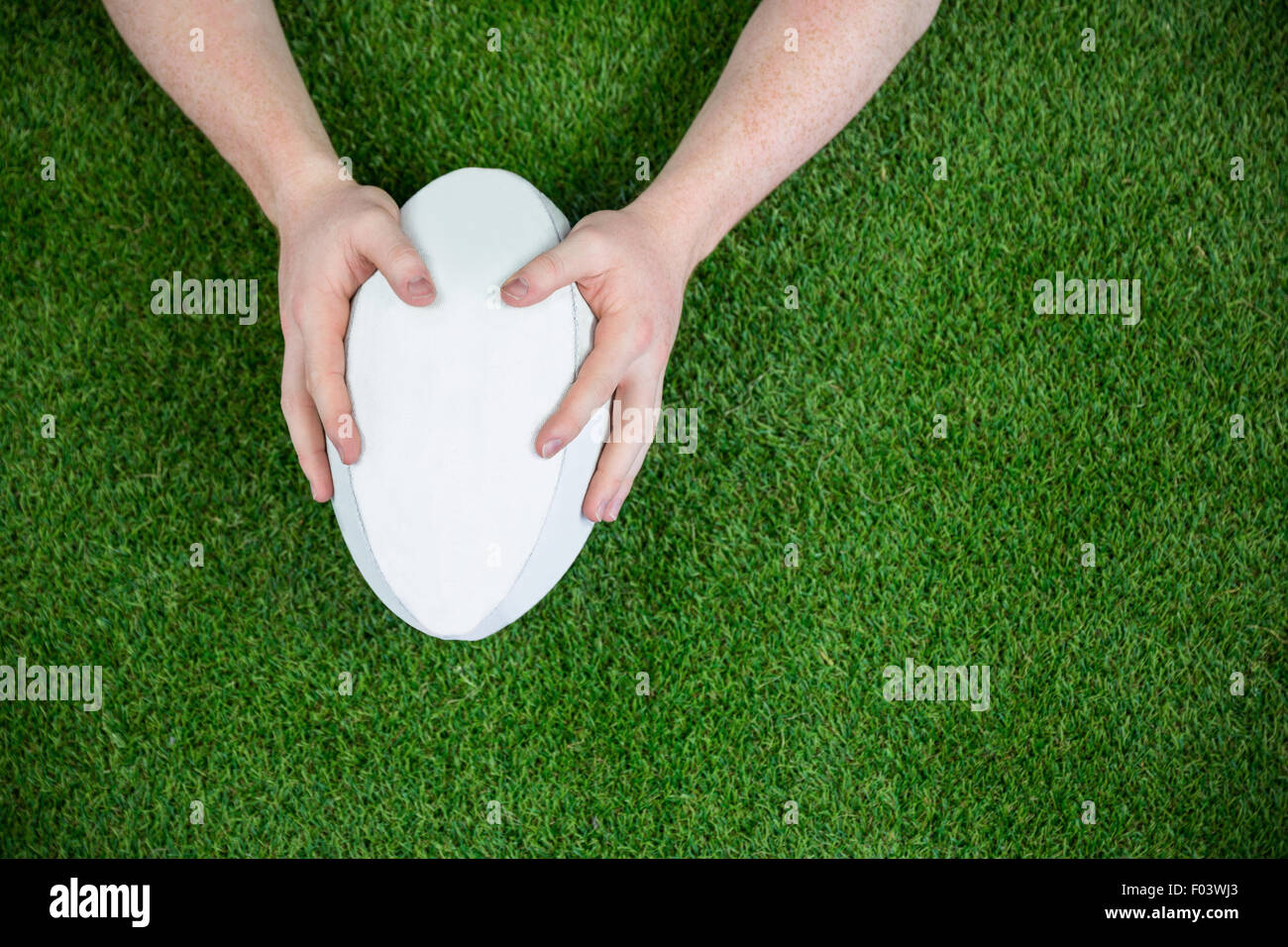 A rugby player scoring a try Stock Photo Alamy