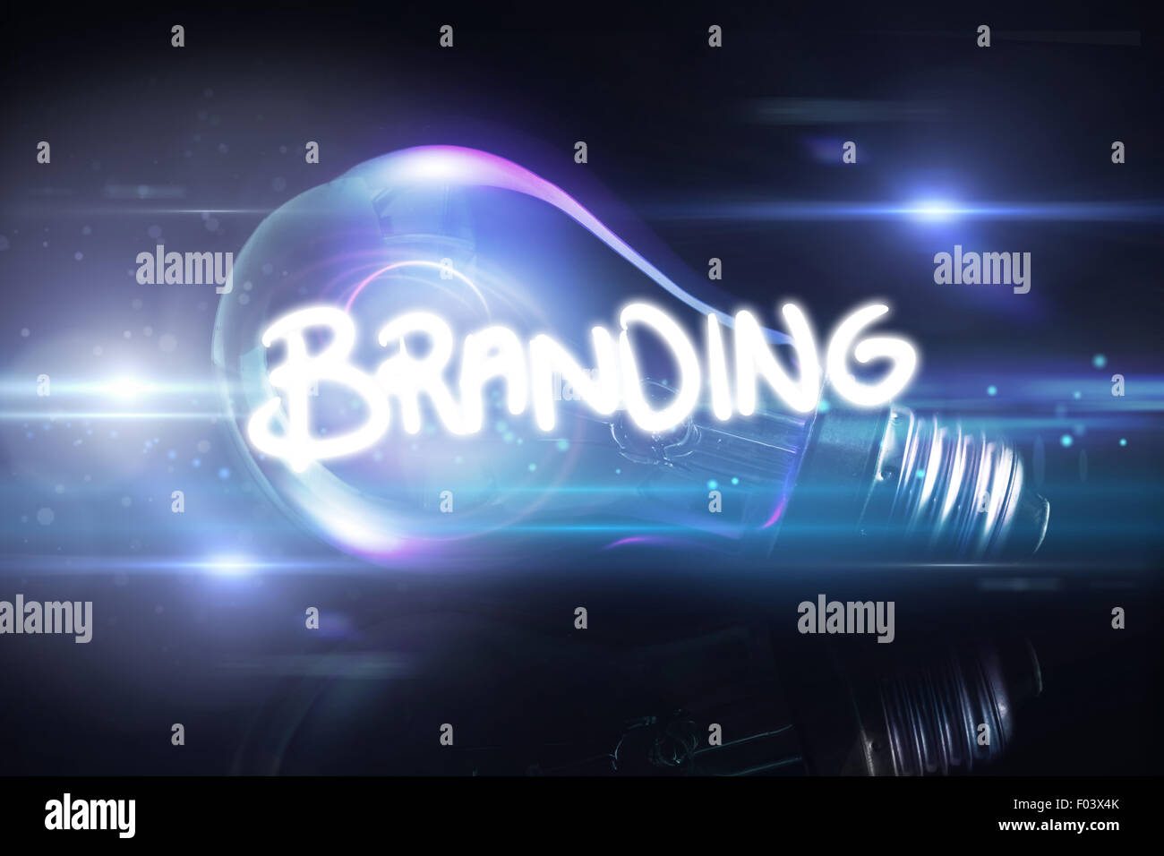 Composite image of branding Stock Photo
