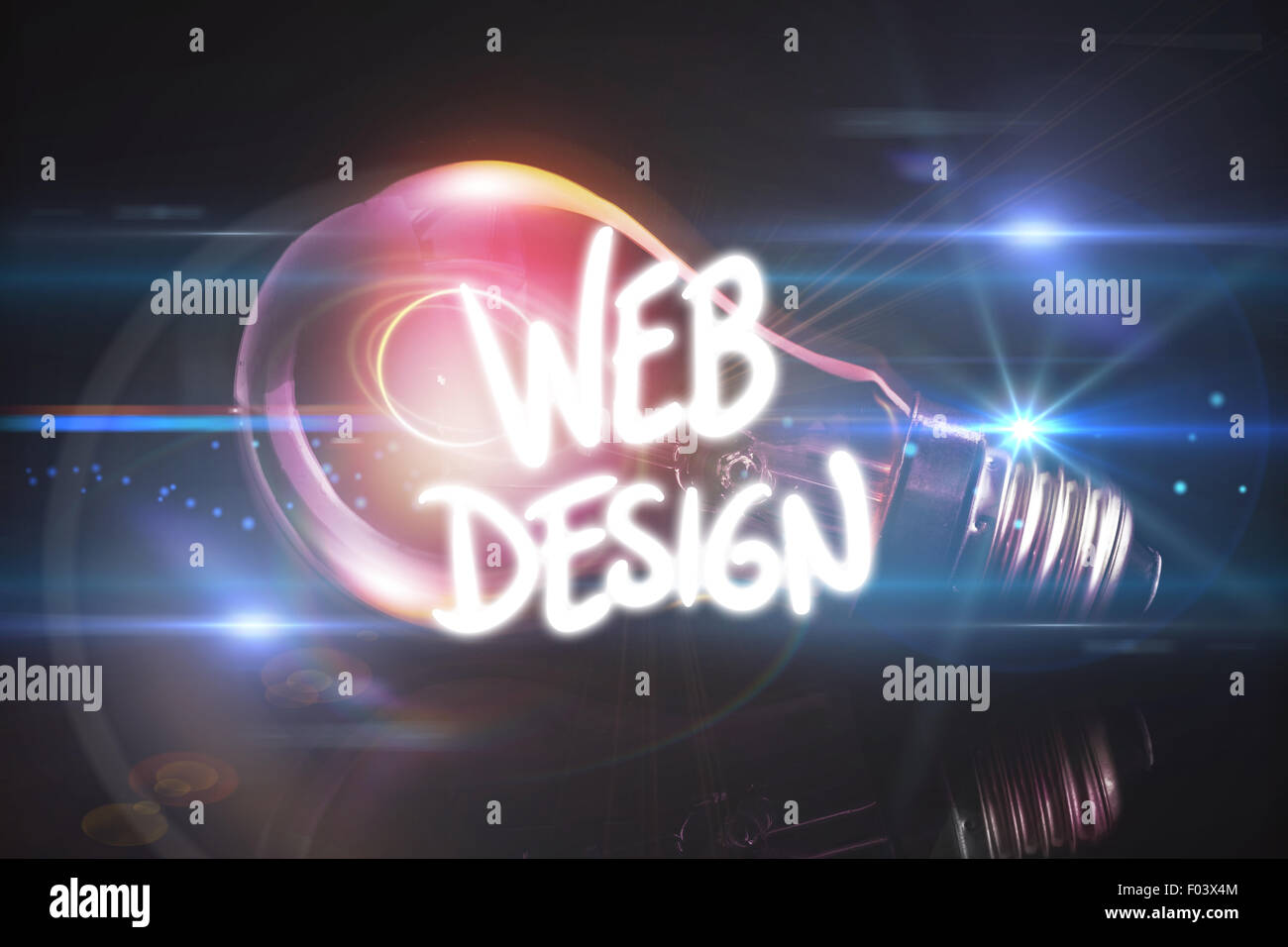 Composite image of web design Stock Photo