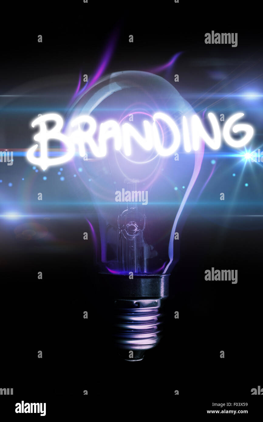 Composite image of branding Stock Photo