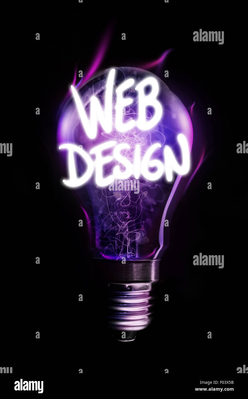 Composite image of web design Stock Photo